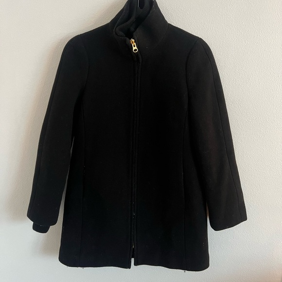 J Crew Italian Wool Coat, size 0 - Picture 3 of 5